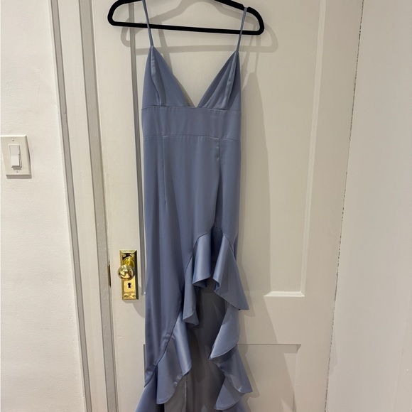 Lovers + Friends Periwinkle Ruffle Gown - Picture 2 of 8